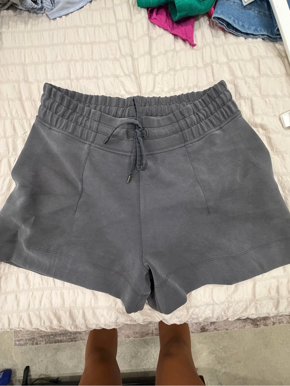 lululemon athletica softstreme charcoal Shorts